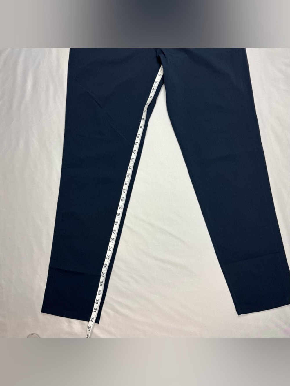 Lululemon Mens ABC Woven Air Commission Pants 36 x 32 Slim Fit Navy Blue B8 - Picture 12 of 13